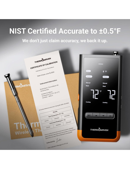 Termómetro de Carne Inalámbrico ThermoMaven G2 6 Sensores