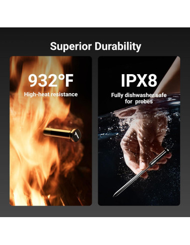 Termómetro de Carne Inalámbrico ThermoMaven G2 6 Sensores