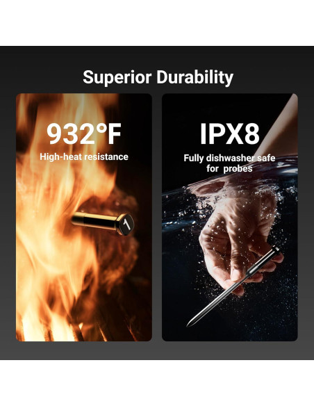 Termómetro de Carne Inalámbrico ThermoMaven G2 6 Sensores