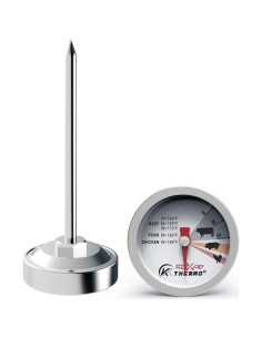Termómetro de Carne KT THERMO Set de 4 Acero Inoxidable 2