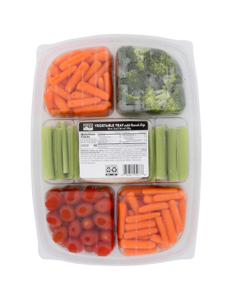 Bandeja de Verduras Orgánicas EARTHBOUND FARM con Salsa Ranch 1021g