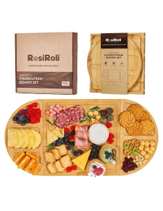 Tabla de Charcutería RosiRoli de Bambú Magnética 58,42 cm