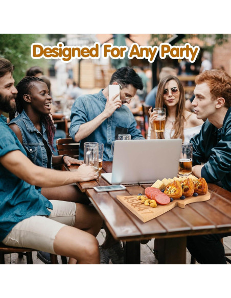 Tabla de Charcutería TIFFYONEK de Madera 33x19 cm Tabla de Charcutería TIFFYONEK de Madera 33x19 cm