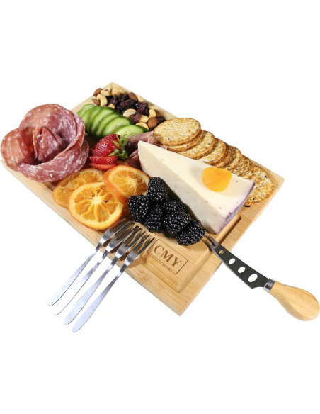 Tabla de Charcutería CMY Collections 30x21 cm con Cuchillo