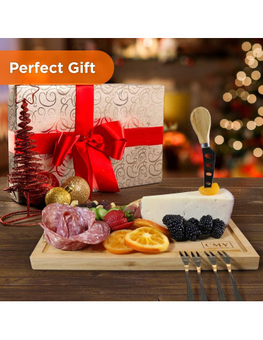 Tabla de Charcutería CMY Collections 30x21 cm con Cuchillo