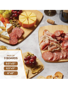 Juego de Tablas de Cortar de Bambú 3 Piezas - Bambüsi 2