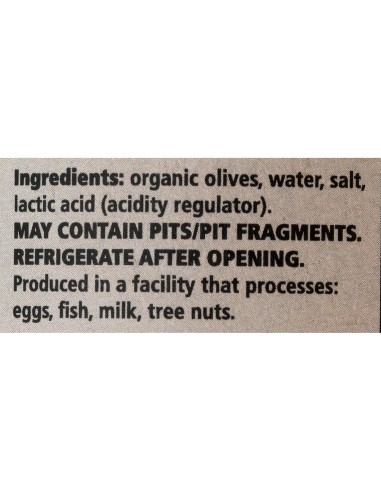 Aceitunas Castelvetrano Deshuesadas Orgánicas Divina 300 g