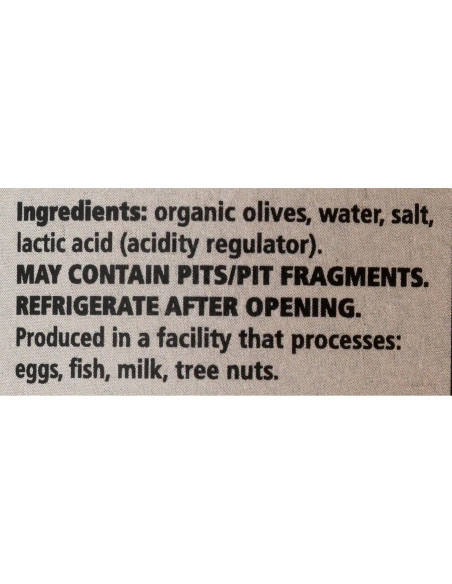 Aceitunas Castelvetrano Deshuesadas Orgánicas Divina 300 g