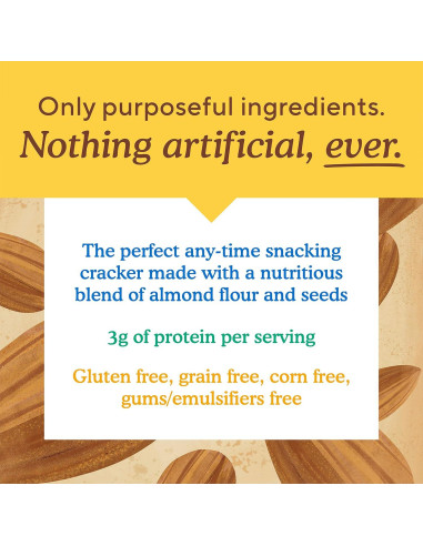 Galletas de Almendra Simple Mills Romero y Sal Marina 120g