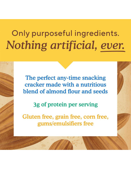 Galletas de Almendra Simple Mills Romero y Sal Marina 120g