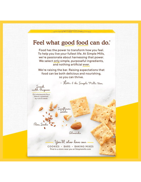 Galletas de Almendra Simple Mills Romero y Sal Marina 120g