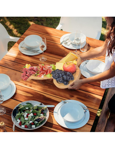 Tabla de Charcutería Grande MAYISO de Bambú 40 cm