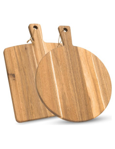 Juego de Tablas de Cortar KOLWOVEN Madera Acacia 2 Piezas
