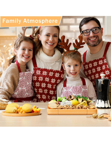 Juego de Tablas de Charcutería HONGFENGDZ de Bambú 42.93x34.80cm