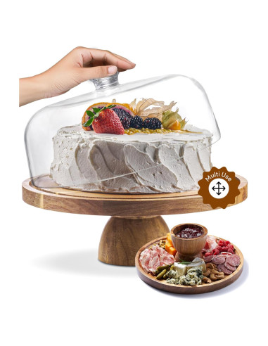 Soporte para Pasteles Redondo Homesphere 30,48 cm con Tapa