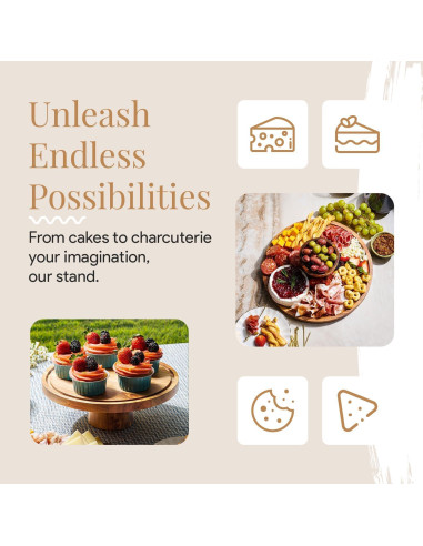 Soporte para Pasteles Redondo Homesphere 30,48 cm con Tapa