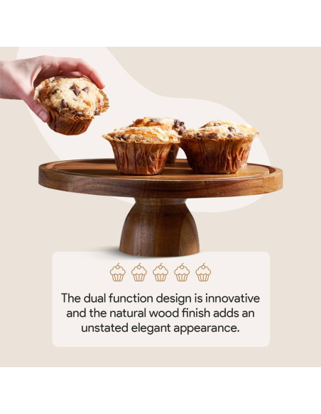 Soporte para Pasteles Redondo Homesphere 30,48 cm con Tapa