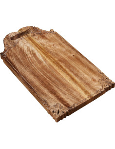 Tabla de cortar y servir de madera de mango Winlay 41.9x22.9 cm 2
