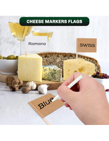 Juego de Cuchillos de Queso BBKON 22 Piezas Acero Inoxidable