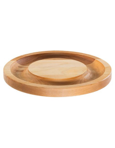 Bandeja de Madera de Arce 30x30 cm para Queso y Galletas