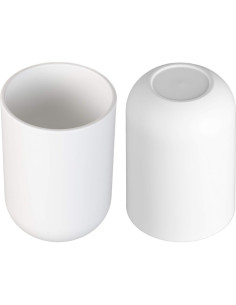 Vaso para Cepillos de Dientes UVIVIU M-CUP Blanco 350ml 2