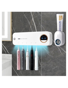 Limpiador de Cepillos de Dientes GFBEBDV con Dispensador Automático