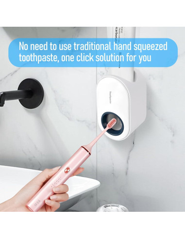 Limpiador de Cepillos de Dientes GFBEBDV con Dispensador Automático
