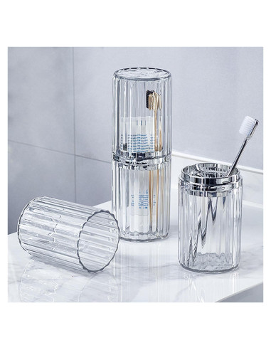 Estuche para Cepillo de Dientes de Viaje MYLDH 2 en 1