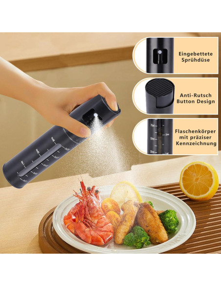 Pulverizador de Aceite Sapisecret 90ml Acero Inoxidable