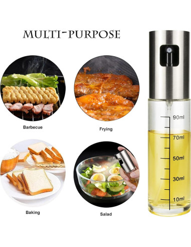 Pulverizador de Aceite Ailelan 100ml Acero Inoxidable