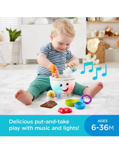 Juguete de Aprendizaje Fisher-Price Tazón Mágico 6 Piezas 2