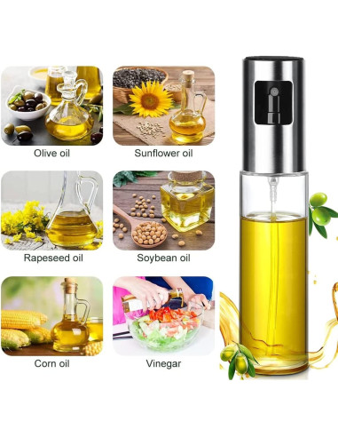 Rociador de Aceite Zophen 100ml Botella Spray Cocina