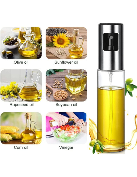 Rociador de Aceite Zophen 100ml Botella Spray Cocina