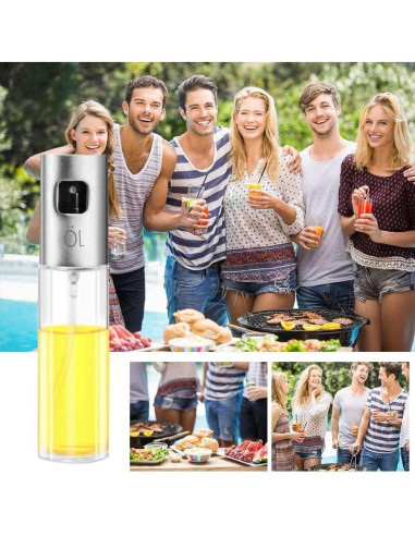 Rociador de Aceite Zophen 100ml Botella Spray Cocina
