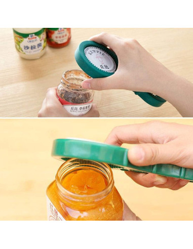 Abridor de Tarros 3 en 1 Parts Express Silicona Antideslizante