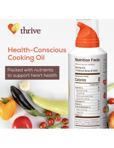 Spray de Cocina Thrive 148ml Aceite de Algas Saludable 2