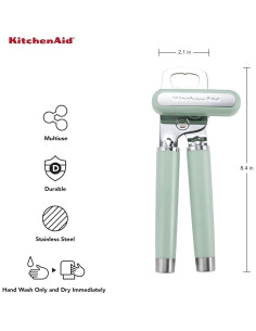 Abrelatas Multifuncional KitchenAid 21,21 cm Pistacho 2