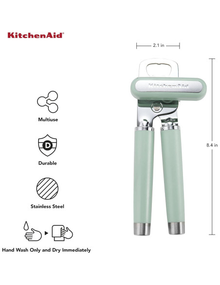 Abrelatas Multifuncional KitchenAid 21,21 cm Pistacho