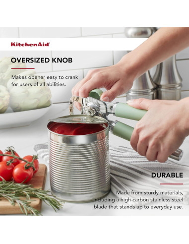 Abrelatas Multifuncional KitchenAid 21,21 cm Pistacho