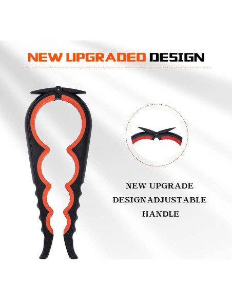 Abridor de Tarros y Botellas Lzzabo 4 en 1 Rojo