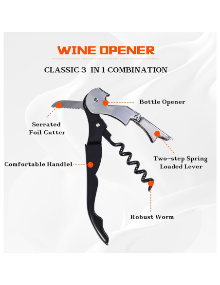 Abridor de Tarros y Botellas Lzzabo 4 en 1 Rojo