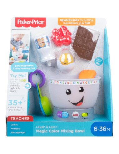 Juguete de Aprendizaje Fisher-Price Tazón Mágico 6 Piezas