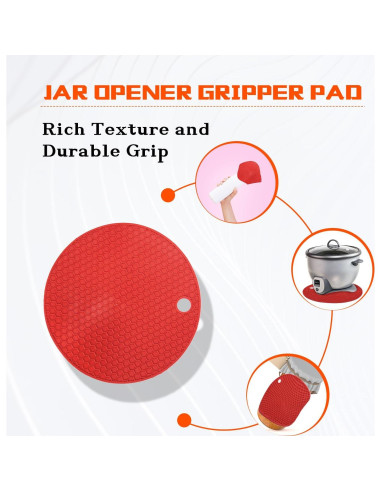 Abridor de Tarros y Botellas Lzzabo 4 en 1 Rojo