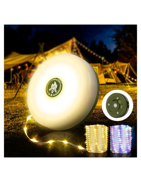 Luces de Camping OGERY 4 en 1 LED Recargables 10m