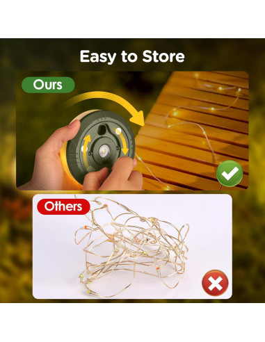 Luces de Camping OGERY 4 en 1 LED Recargables 10m