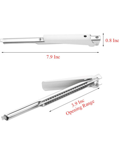 Abridor de Tarros Kunovo Ajustable para Manos Débiles - Blanco