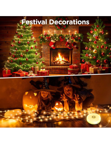 Luces de Camping OGERY 4 en 1 LED Recargables 10m