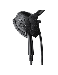 Cabeza de Ducha 2-en-1 INAVAMZ con Manguera 60" Negro