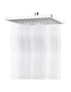 Cabezal de Ducha de Lluvia Hibbent 30,48 cm Cromo Ajustable