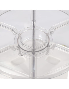 Dispensador de Granos Rotativo Shawtuuy 6 Compartimentos 25 cm 2